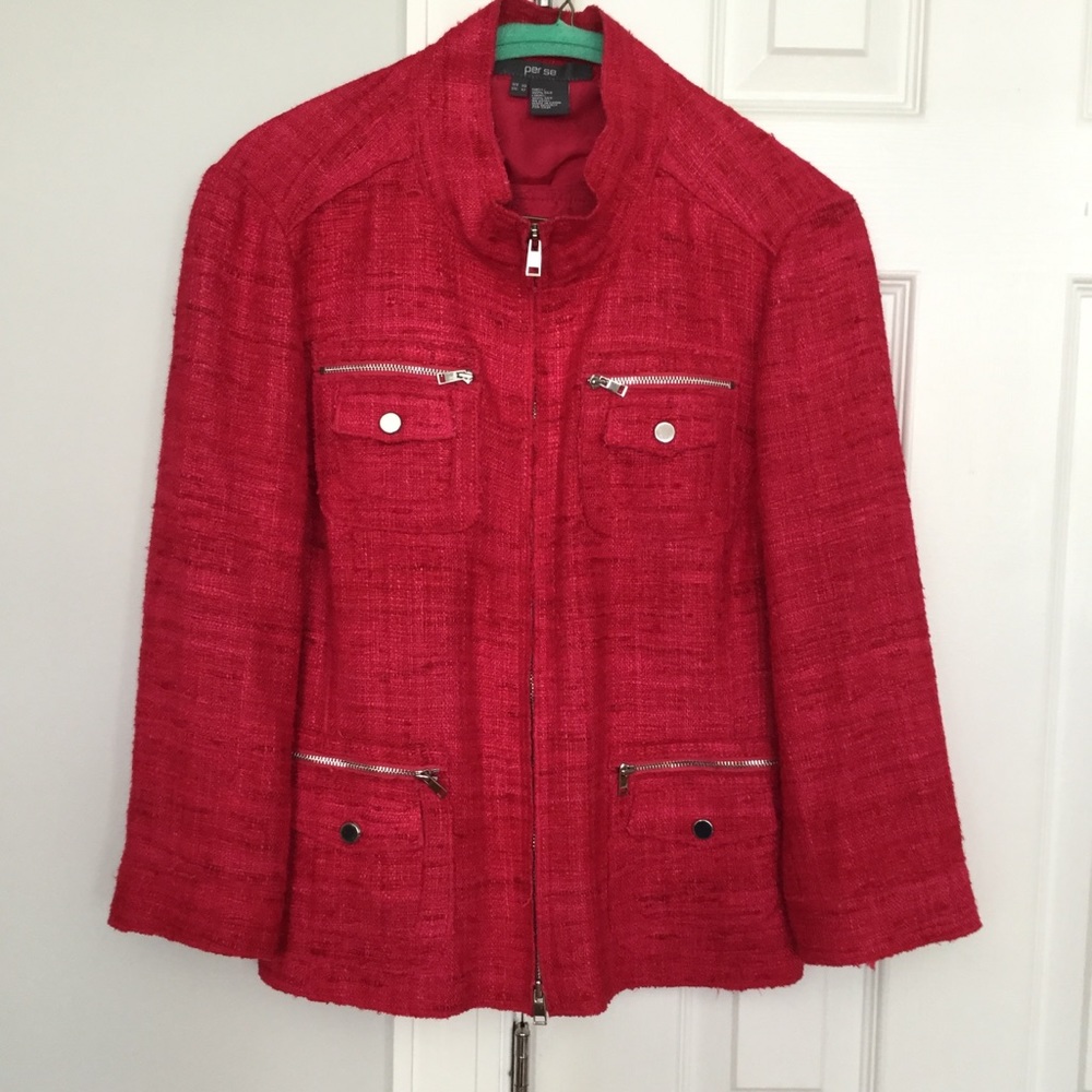 Per Se Red Women's Jacket